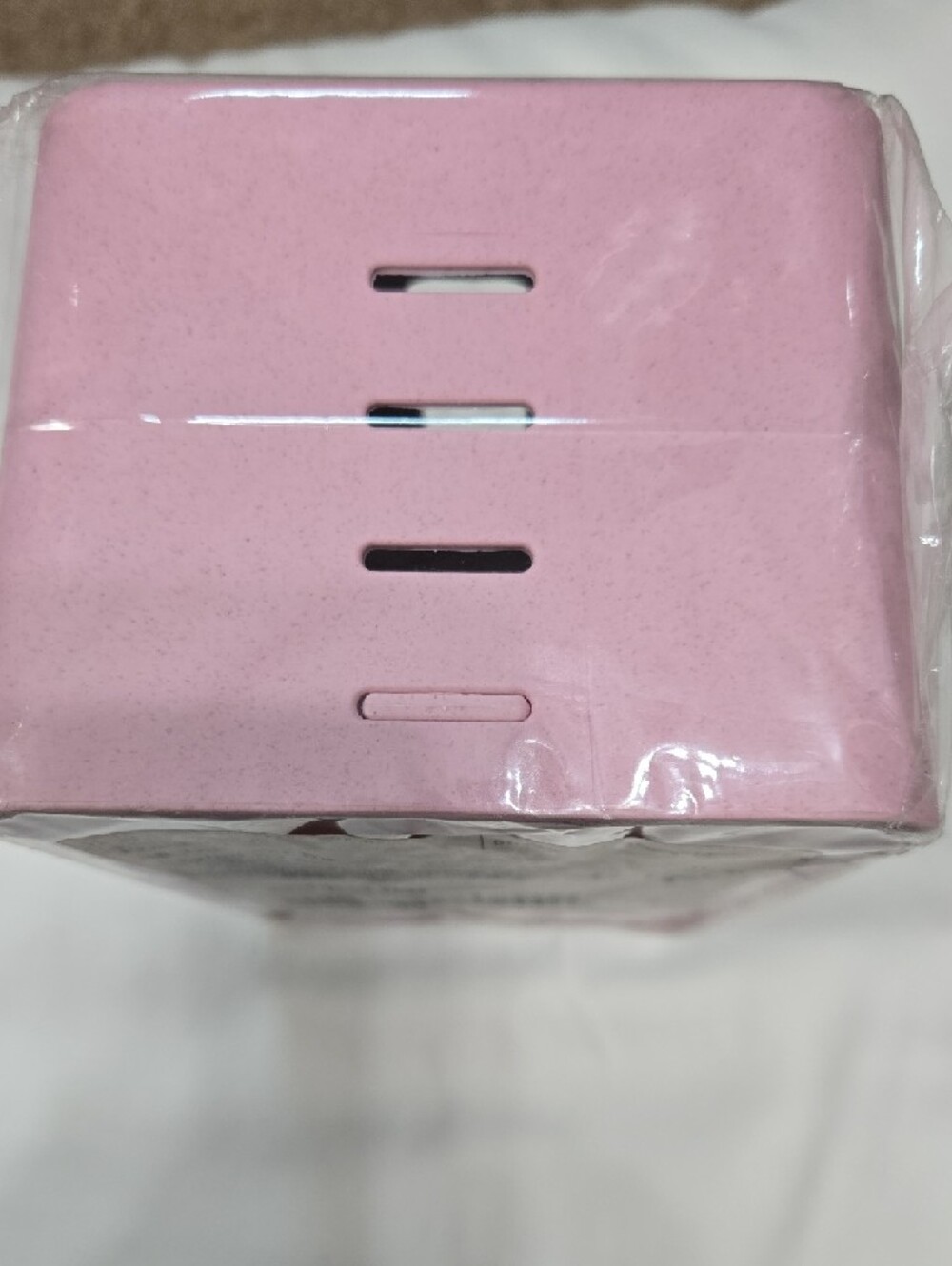 Pink Rectangular Tissue Box Cover - Picture 3 of 3